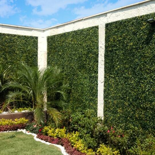20" Ficus Gold Style Plant Living Wall Panels, 4ct.